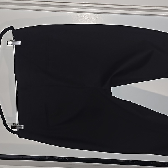 Chico’s Black Size Plus Size 2.5 short /ankle flat front slacks/dressy pants EUC - Picture 9 of 13